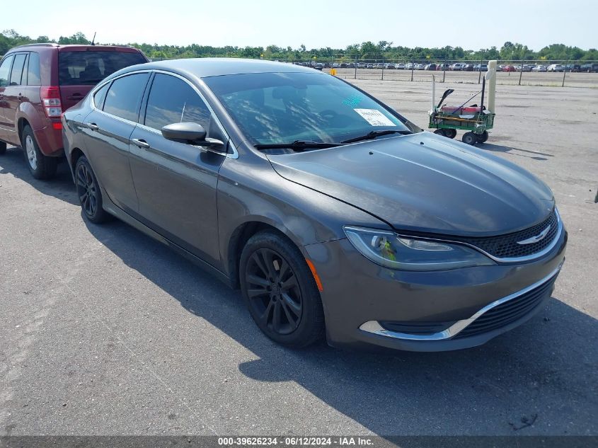 2015 Chrysler 200 Limited VIN: 1C3CCCAB5FN598589 Lot: 39626234