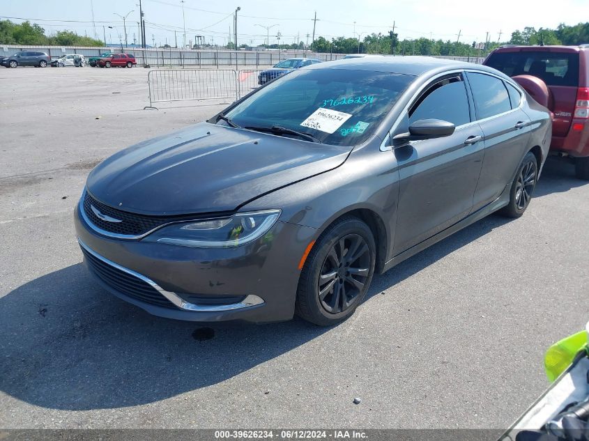 2015 Chrysler 200 Limited VIN: 1C3CCCAB5FN598589 Lot: 39626234