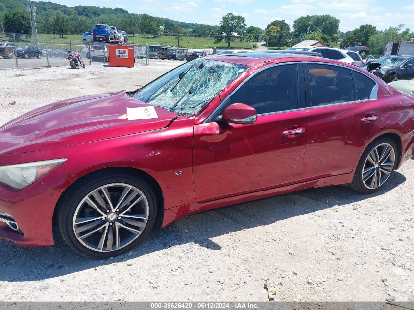 2014 Infiniti Q50 Premium VIN: JN1BV7AR3EM684111 Lot: 39626420