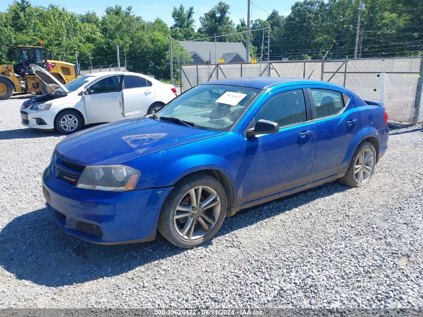 1C3CDZAB6EN202569 2014 Dodge Avenger Se