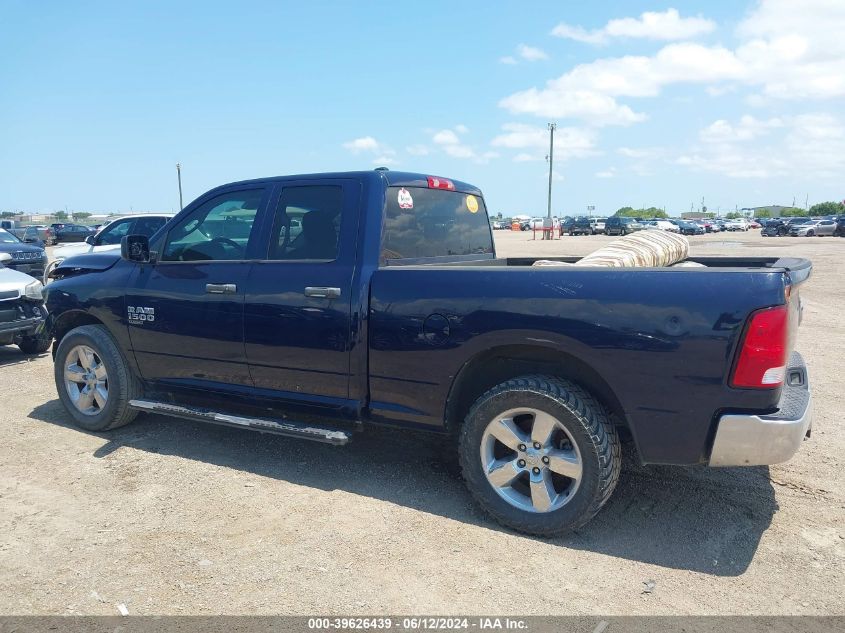 2019 Ram 1500 Classic Tradesman Quad Cab 4X2 6'4 Box VIN: 1C6RR6FG9KS586037 Lot: 39626439