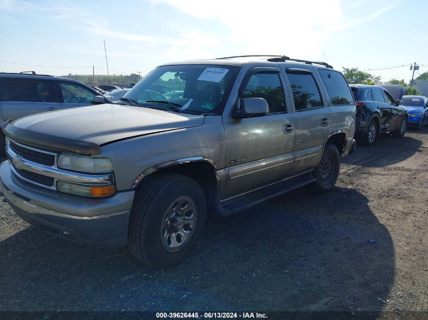 2001 Chevrolet Tahoe Lt VIN: 1GNEK13T51R201280 Lot: 39626445