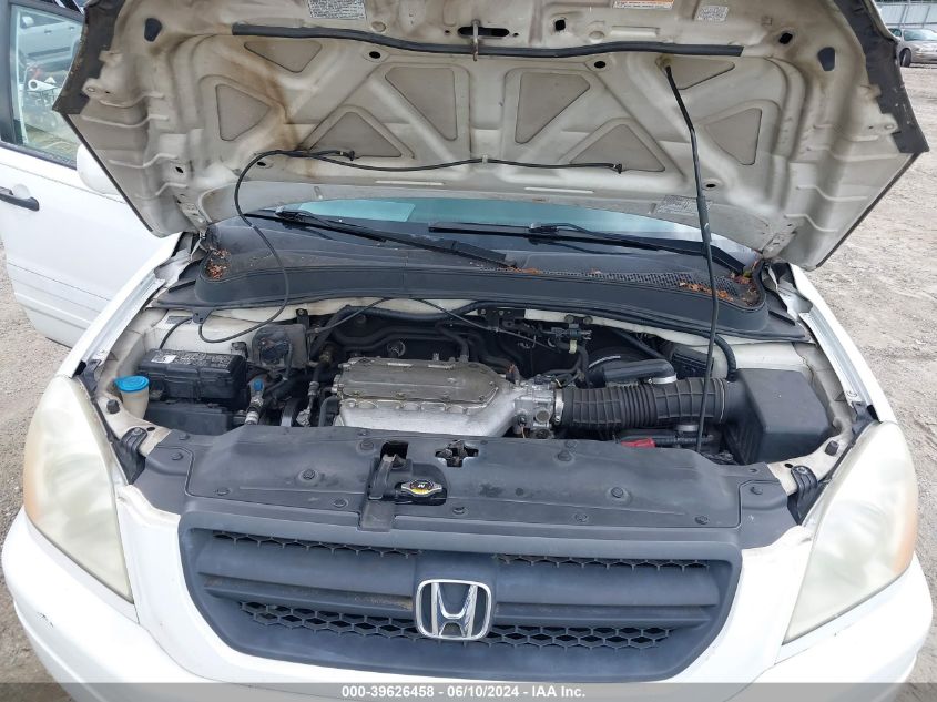 2005 Honda Pilot Ex-L VIN: 5FNYF18695B046502 Lot: 39626458