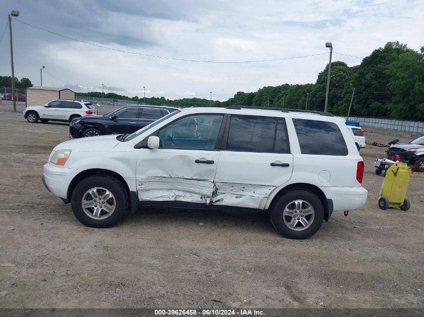 2005 Honda Pilot Ex-L VIN: 5FNYF18695B046502 Lot: 39626458