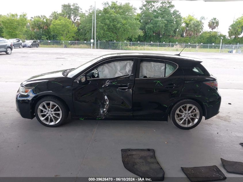 2011 Lexus Ct 200H Premium VIN: JTHKD5BH9B2032514 Lot: 39626470