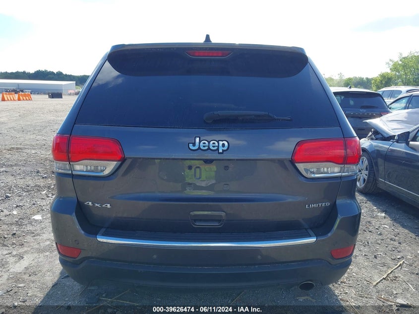 2017 Jeep Grand Cherokee Limited 4X4 VIN: 1C4RJFBG4HC792326 Lot: 39626474