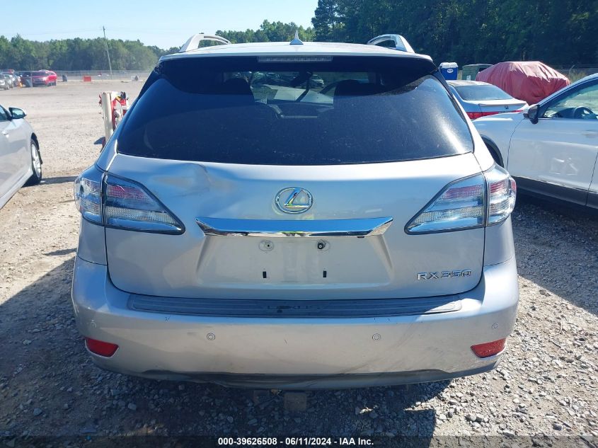 2011 Lexus Rx 350 VIN: 2T2BK1BA2BC116397 Lot: 39626508