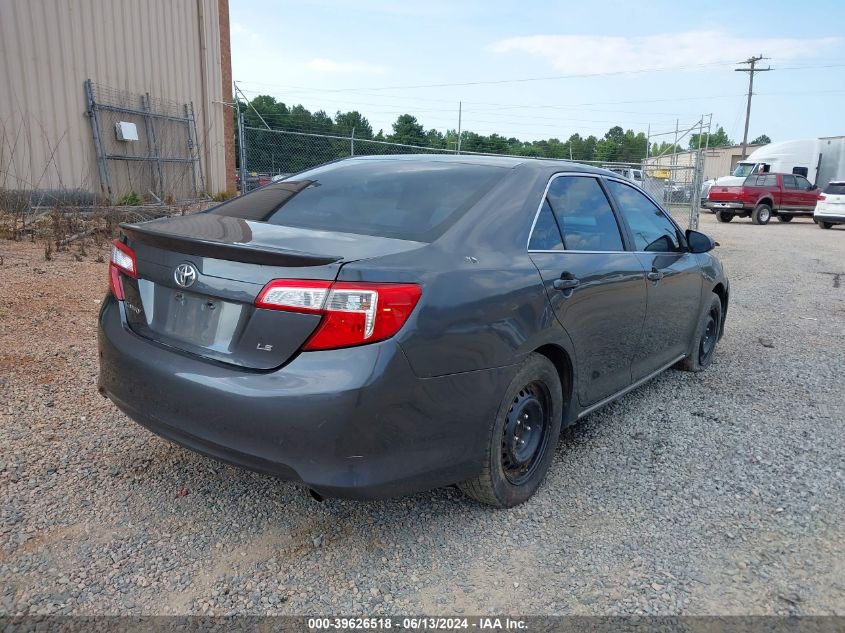 2013 Toyota Camry Le VIN: 4T1BF1FKXDU271597 Lot: 39626518