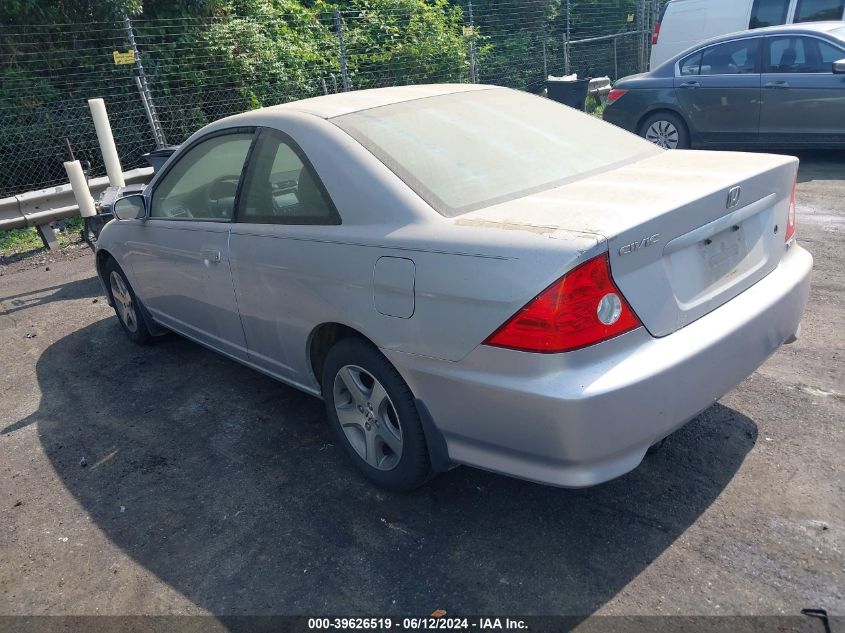 2004 Honda Civic Ex VIN: 1HGEM22934L015485 Lot: 39626519