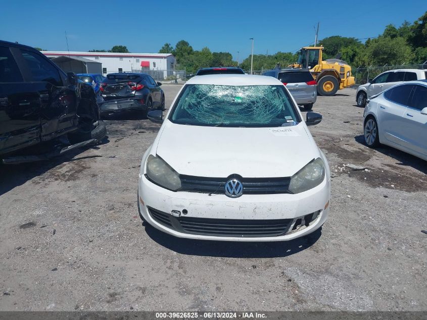 2012 Volkswagen Golf 2.5L 2-Door VIN: WVWBB7AJ9CW237302 Lot: 39626525