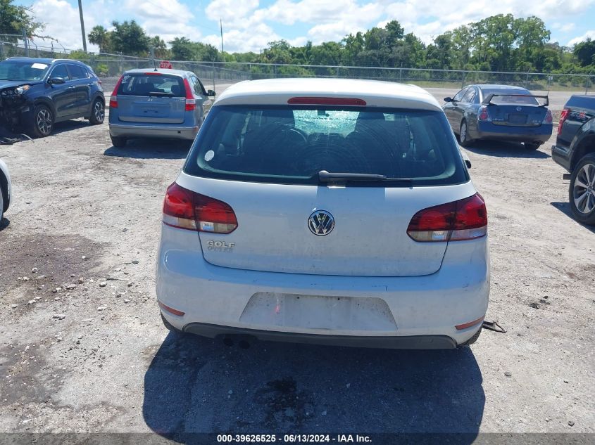 2012 Volkswagen Golf 2.5L 2-Door VIN: WVWBB7AJ9CW237302 Lot: 39626525