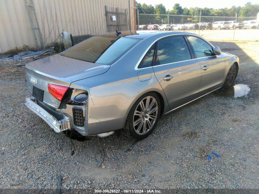 2013 Audi A8 L 4.0T VIN: WAUR2AFD0DN015198 Lot: 39626527