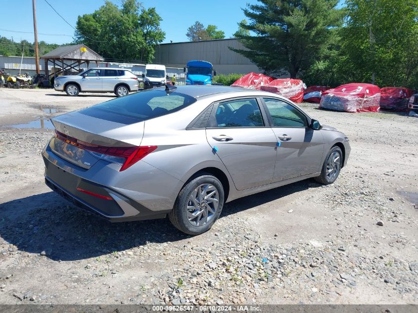 2024 Hyundai Elantra Hybrid Blue VIN: KMHLM4DJ8RU108976 Lot: 39626547