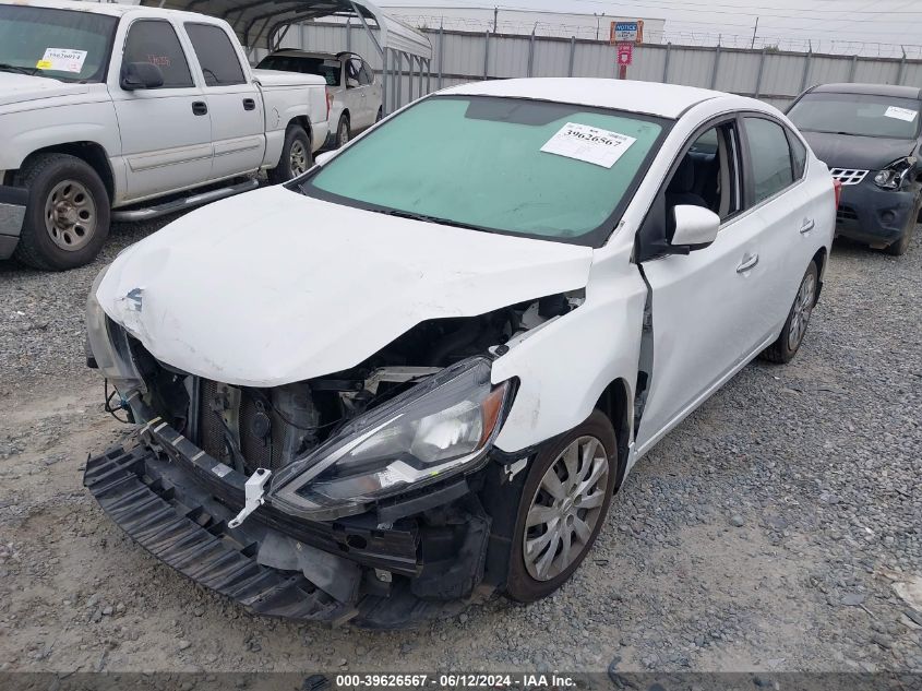 2016 Nissan Sentra Sv VIN: 3N1AB7AP4GY337082 Lot: 39626567