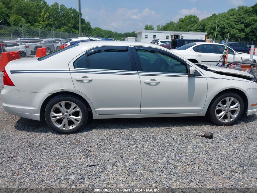 2012 Ford Fusion Se VIN: 3FAHP0HA4CR163658 Lot: 39626571