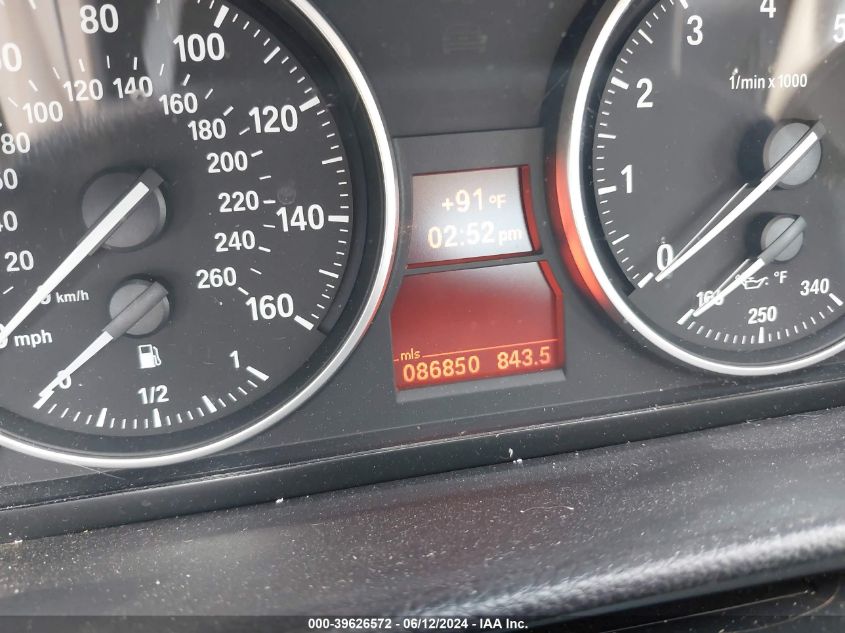 2011 BMW 335I VIN: WBAPM5G5XBNN01224 Lot: 39626572