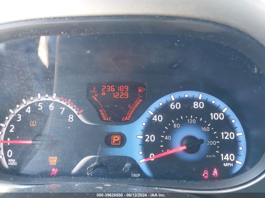 2011 Nissan Cube 1.8S VIN: JN8AZ2KR6BT207578 Lot: 39626580