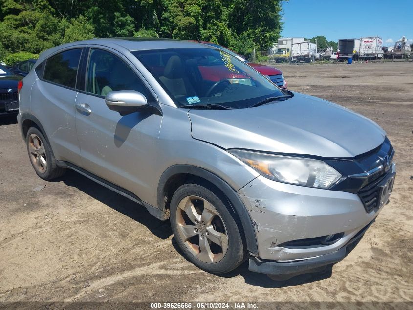 2016 Honda Hr-V Ex VIN: 3CZRU6H55GM751434 Lot: 39626585