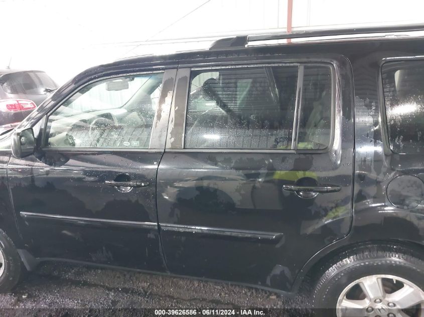 2009 Honda Pilot Ex-L VIN: 5FNYF48599B030752 Lot: 39626586