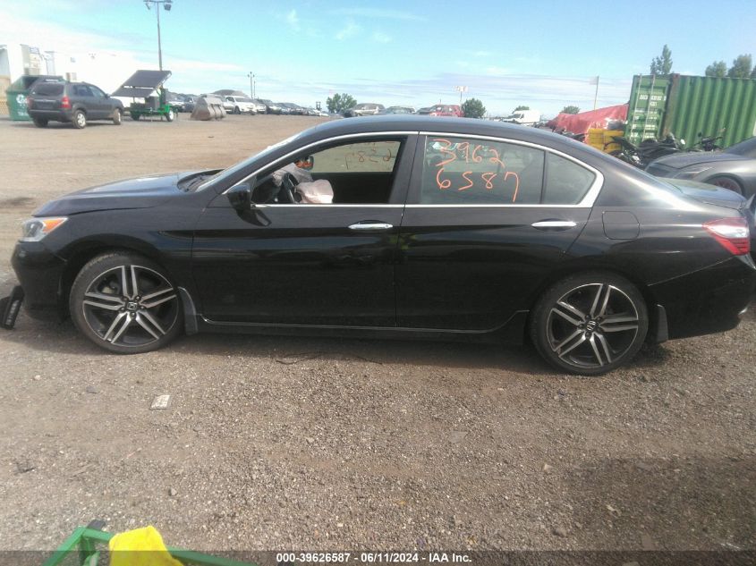 1HGCR2F60HA017141 2017 Honda Accord Sport