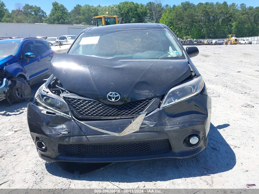 2017 Toyota Sienna Se Premium 8 Passenger VIN: 5TDXZ3DC0HS805063 Lot: 39626618
