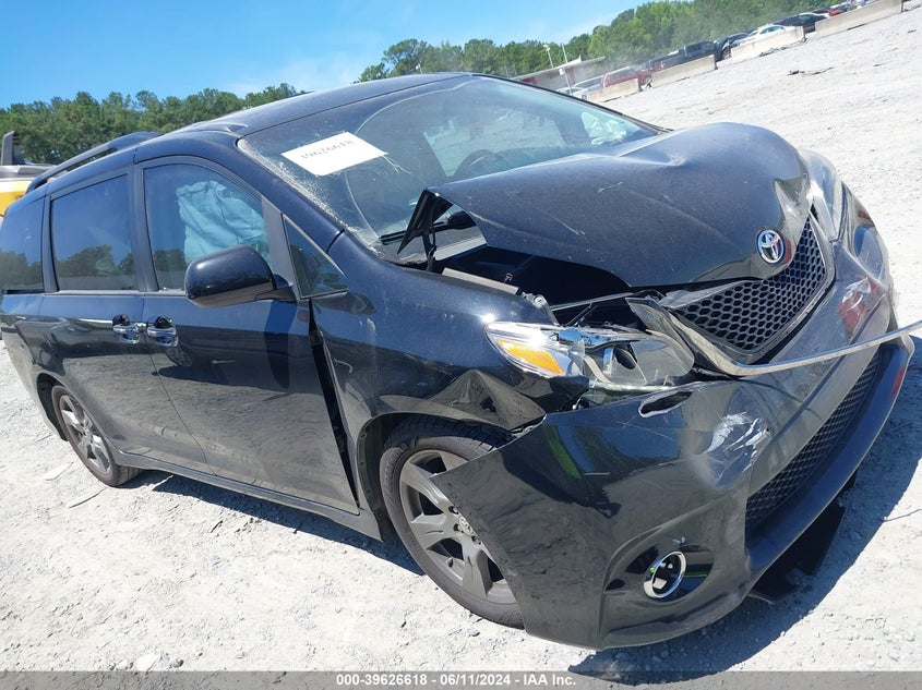 2017 Toyota Sienna Se Premium 8 Passenger VIN: 5TDXZ3DC0HS805063 Lot: 39626618