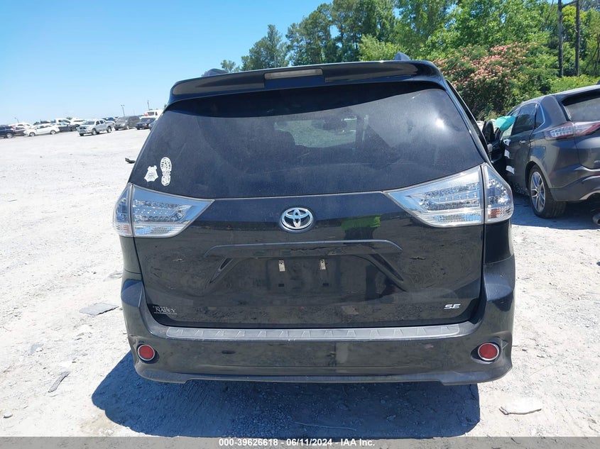 2017 Toyota Sienna Se Premium 8 Passenger VIN: 5TDXZ3DC0HS805063 Lot: 39626618