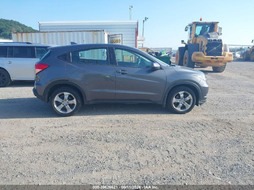 2018 Honda Hr-V Lx VIN: 3CZRU6H36JG722268 Lot: 39626621