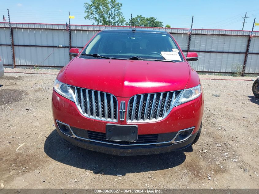 2012 Lincoln Mkx VIN: 2LMDJ6JK8CBL04729 Lot: 39626627