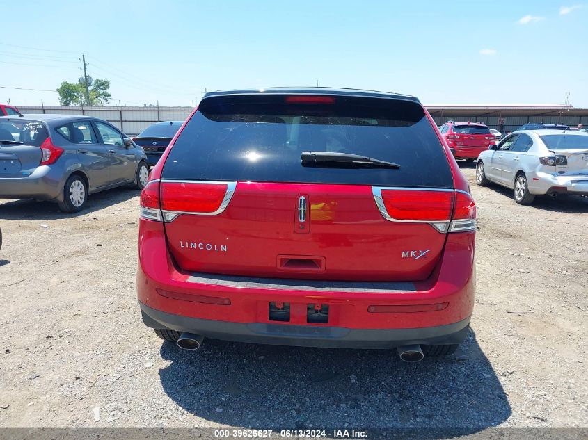 2012 Lincoln Mkx VIN: 2LMDJ6JK8CBL04729 Lot: 39626627