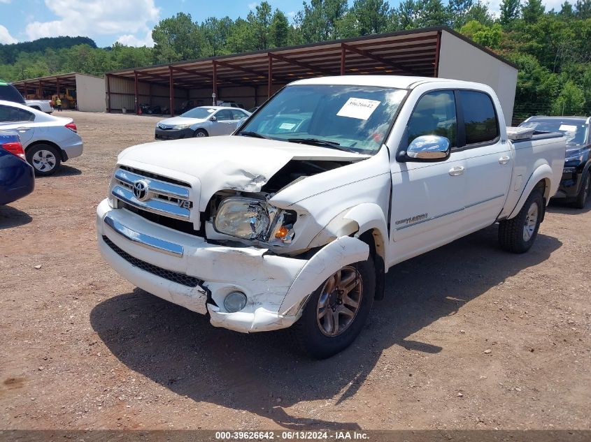 2006 Toyota Tundra Sr5 V8 VIN: 5TBDT44166S542656 Lot: 39626642