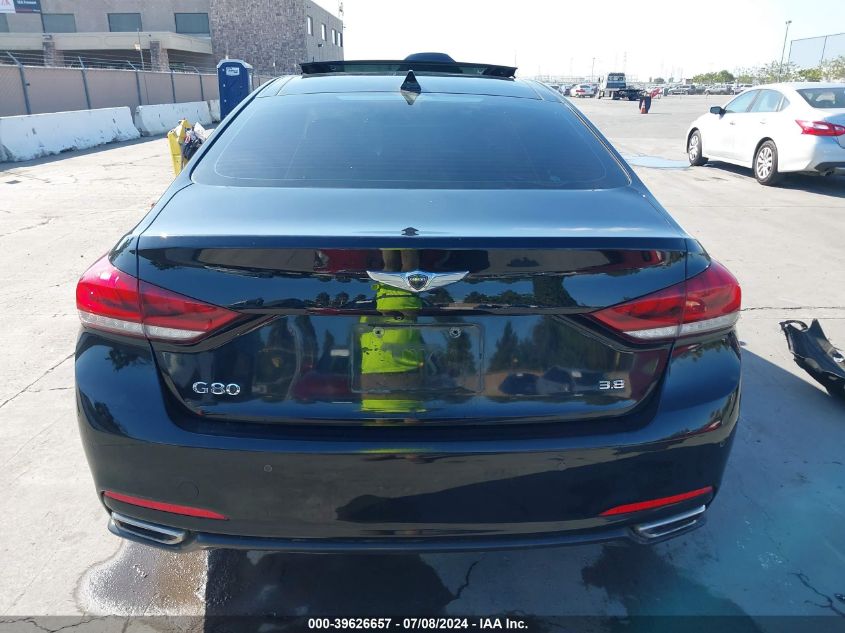 2017 Genesis G80 3.8 VIN: KMHGN4JE3HU173626 Lot: 39626657