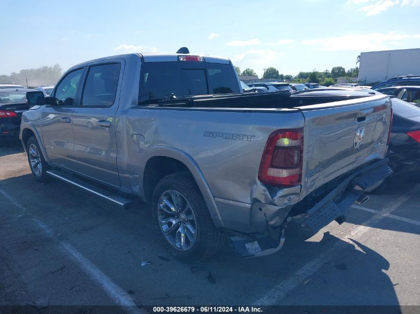 2021 Ram 1500 Laramie 4X4 5'7 Box VIN: 1C6SRFJT7MN557501 Lot: 39626679