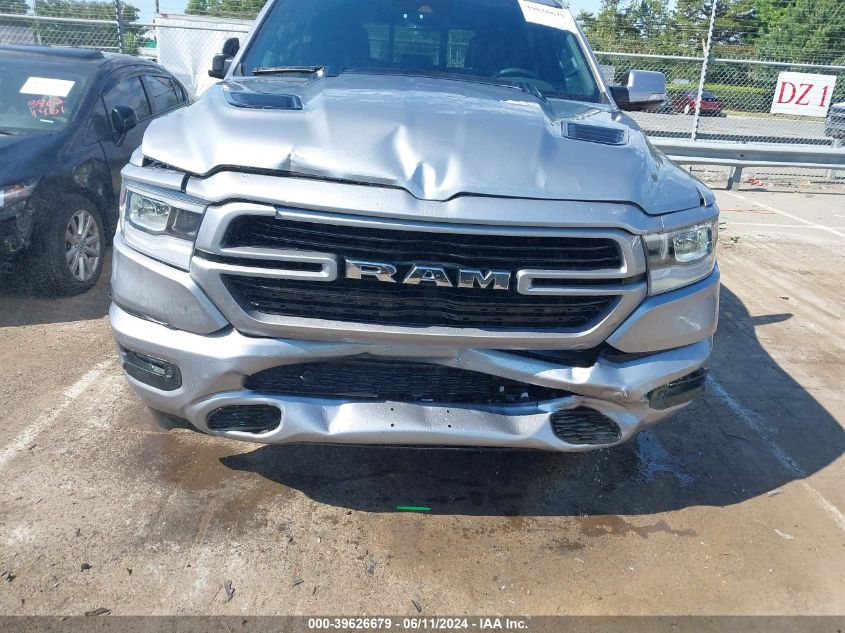 2021 Ram 1500 Laramie 4X4 5'7 Box VIN: 1C6SRFJT7MN557501 Lot: 39626679