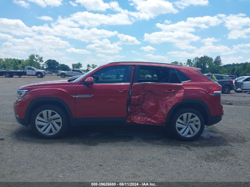 2021 Volkswagen Atlas Cross Sport 2.0T Se W/Technology VIN: 1V2KC2CA7MC220402 Lot: 39626680