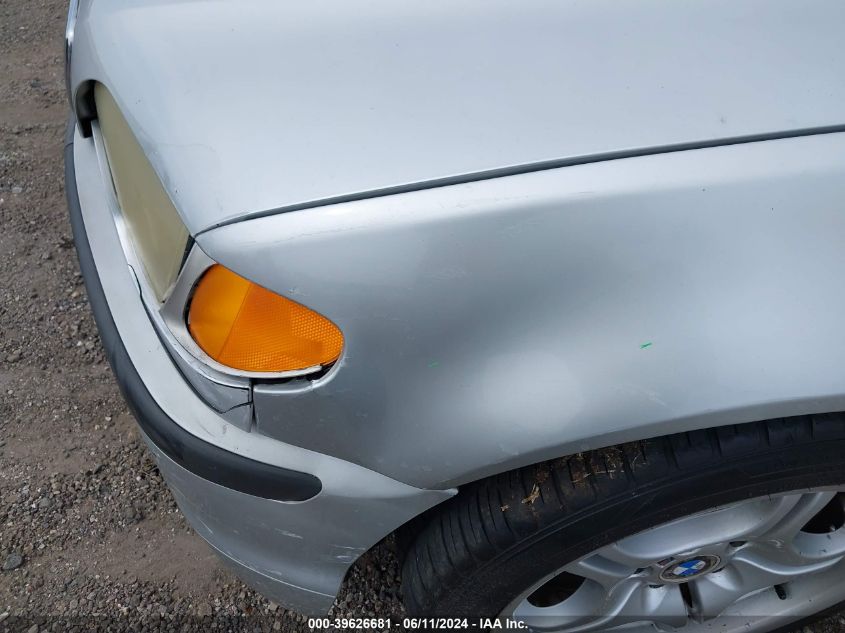 2002 BMW 330I VIN: WBAEV53462KM18277 Lot: 39626681