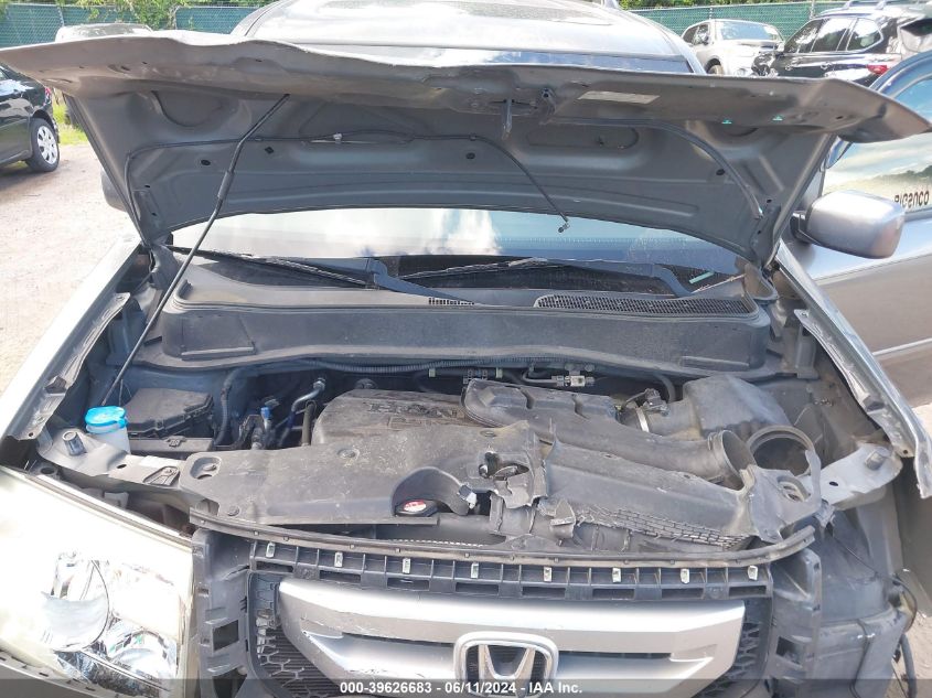 2011 Honda Pilot Ex-L VIN: 5FNYF4H59BB056113 Lot: 39626683