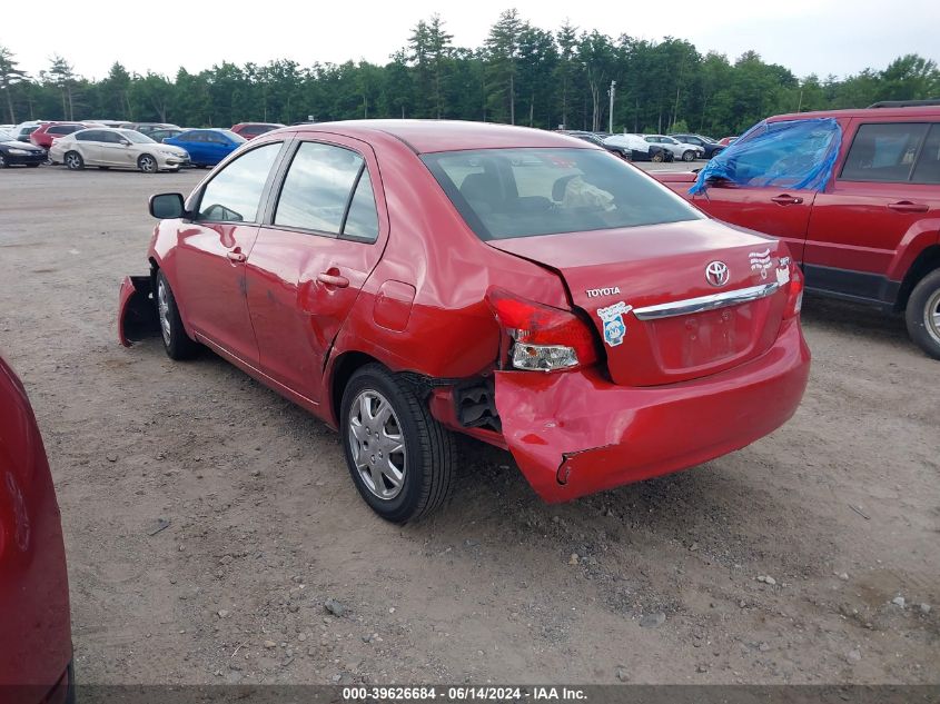 2010 Toyota Yaris VIN: JTDBT4K37A1381663 Lot: 39626684