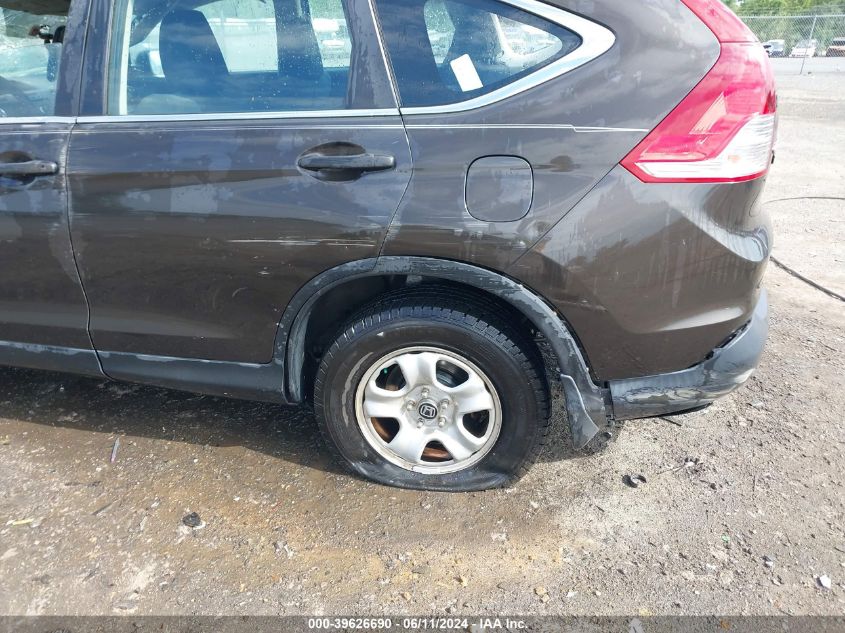 2014 Honda Cr-V Lx VIN: 5J6RM3H35EL004282 Lot: 39626690