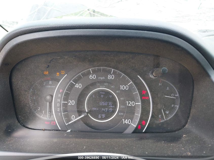 2014 Honda Cr-V Lx VIN: 5J6RM3H35EL004282 Lot: 39626690