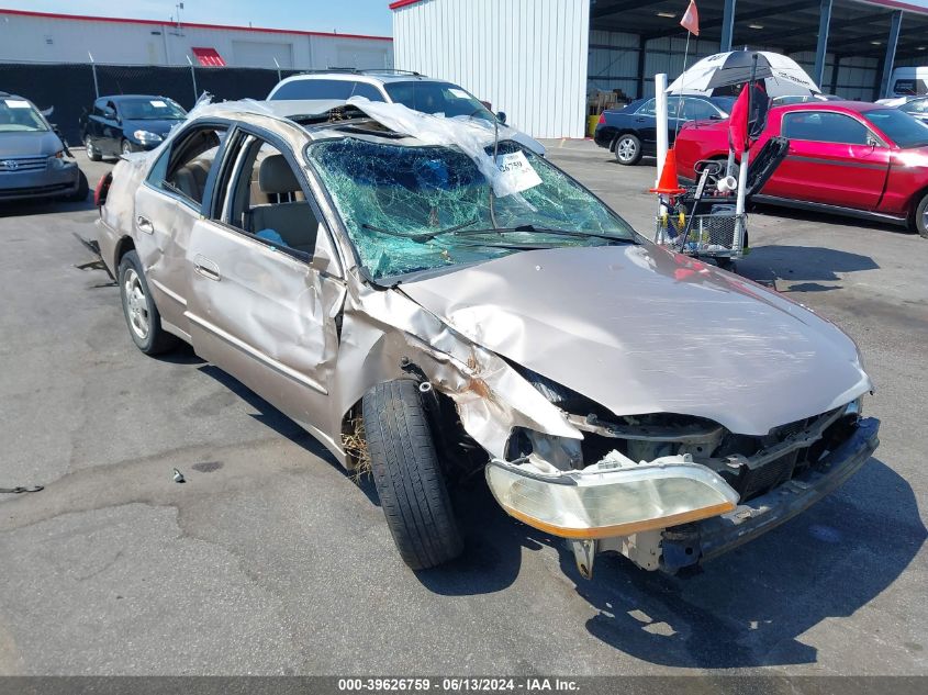 2000 Honda Accord 2.3 Ex VIN: JHMCG5664YC025820 Lot: 39626759