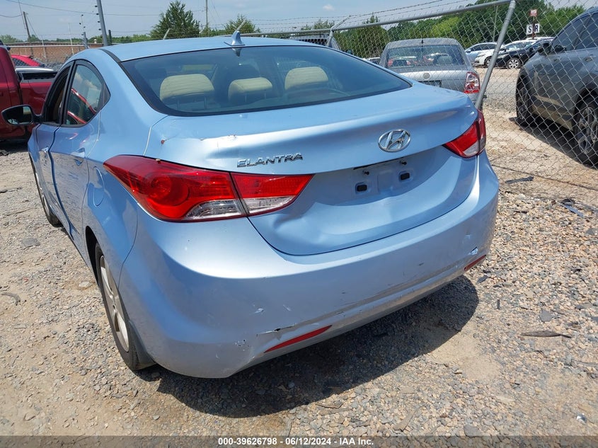 2013 Hyundai Elantra Gls VIN: KMHDH4AE4DU727311 Lot: 39626798