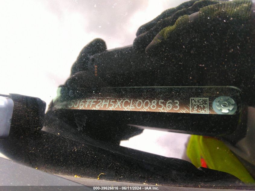 2012 Honda Crosstour Ex-L VIN: 5J6TF2H5XCL008563 Lot: 39626816