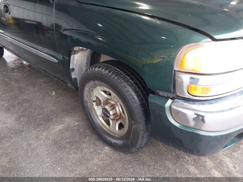 2003 GMC Sierra 1500 Sle VIN: 2GTEC19T031100852 Lot: 39626825