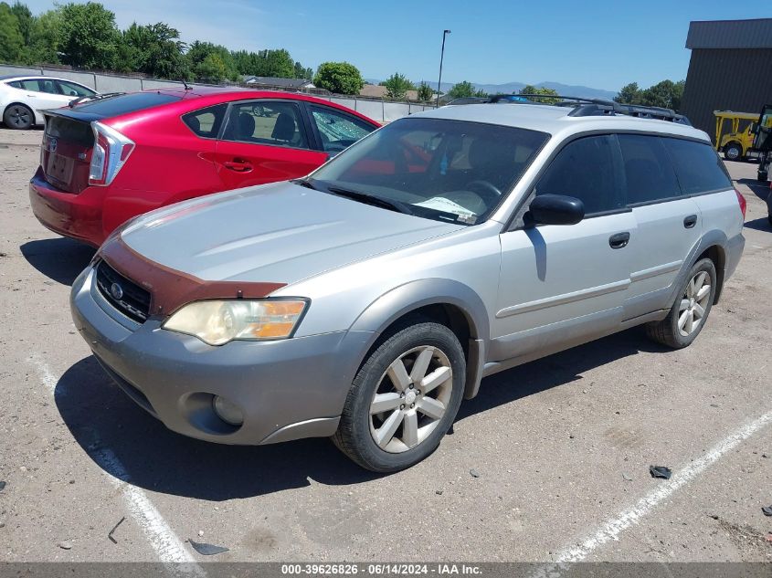 2006 Subaru Outback 2.5I VIN: 4S4BP61C367354767 Lot: 39626826