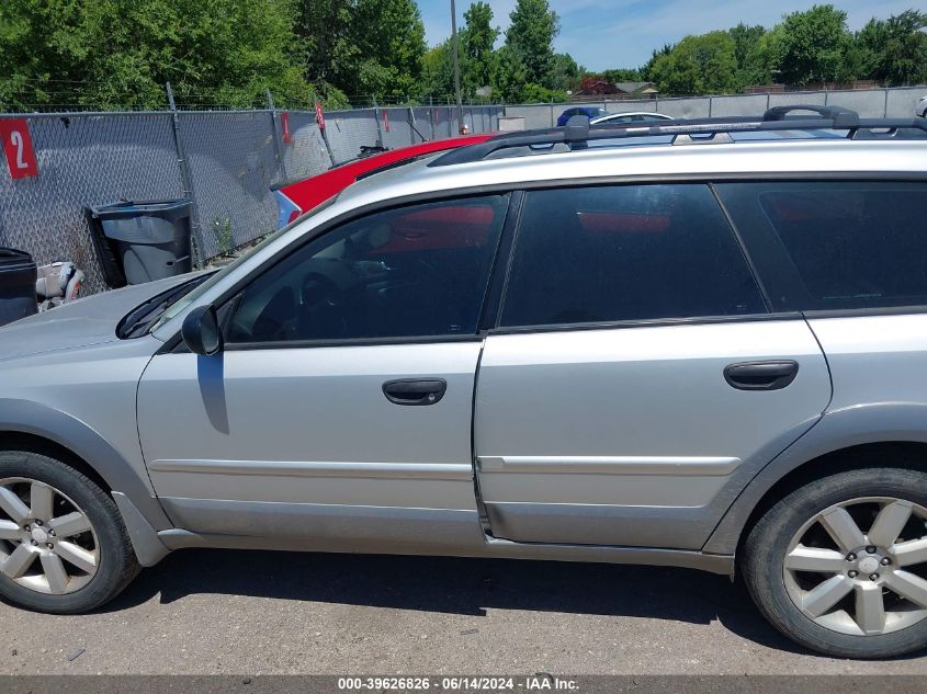 2006 Subaru Outback 2.5I VIN: 4S4BP61C367354767 Lot: 39626826