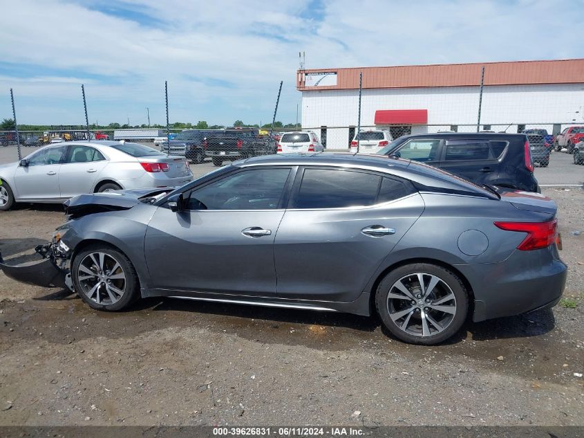 2017 Nissan Maxima 3.5 Platinum VIN: 1N4AA6AXHC378603 Lot: 39626831