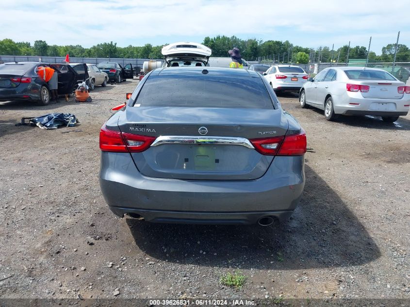 2017 Nissan Maxima 3.5 Platinum VIN: 1N4AA6AXHC378603 Lot: 39626831