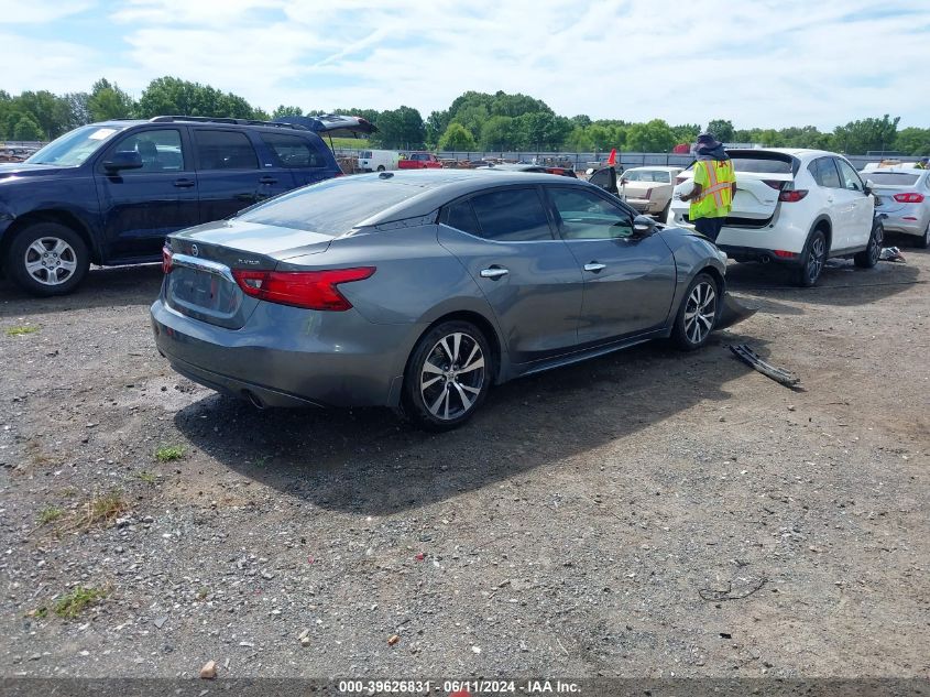 2017 Nissan Maxima 3.5 Platinum VIN: 1N4AA6AXHC378603 Lot: 39626831