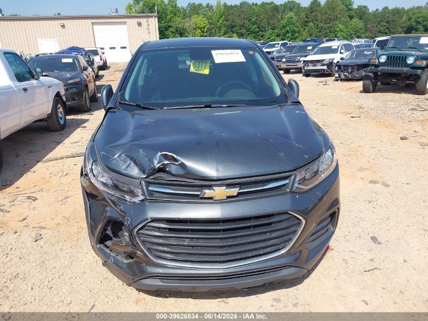 2020 Chevrolet Trax Fwd Ls VIN: 3GNCJKSB8LL196501 Lot: 39626834